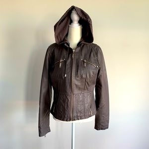 🌷2/$30 JOUJOU Faux Leather Jacket